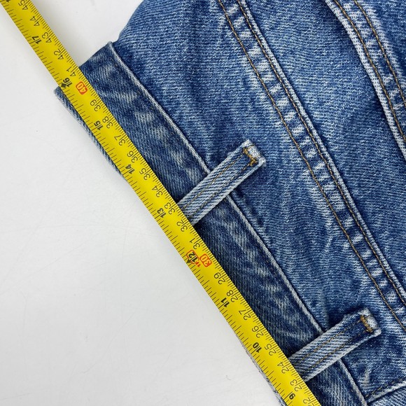 L L Bean Jeans double L relax fit blue jeans natural rips and wear - Picture 8 of 9